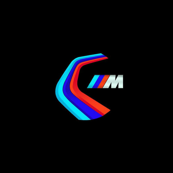 Set de 2 lampi led Logo BMW M portiera / usa auto Xentech Light - M