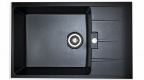 Chiuveta de bucatarie Elefant Premium Roma Negru metalic, 775x495 mm Innovative ReliableTools