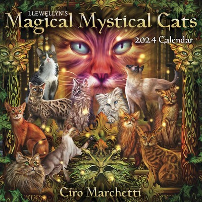 Llewellyn&#039;s 2024 Magical Mystical Cats Calendar