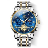 Cumpara ieftin Ceas barbatesc de mana Olevs Cronograf Analog Elegant Luxury Casual Fashion Quartz Fazele lunii Data