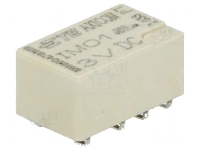 Releu electromagnetic DPDT 3VDC 2A 0,5A/125VAC