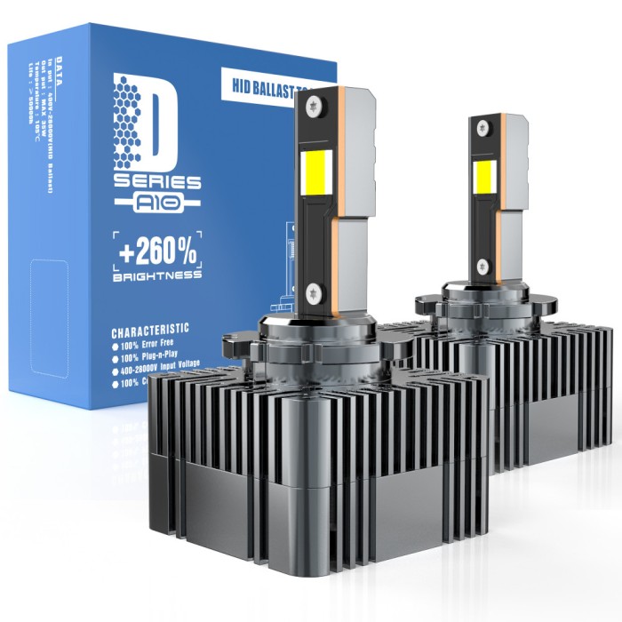 Set de 2 becuri Xentech Light A10 XENON to led plug &amp; play 35w - D4