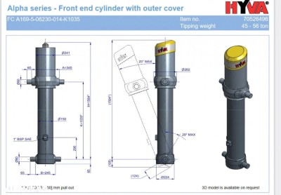 Cilindru Basculare Hyva 70526496 foto