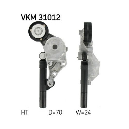 SKF rola intinzator, curea transmisie