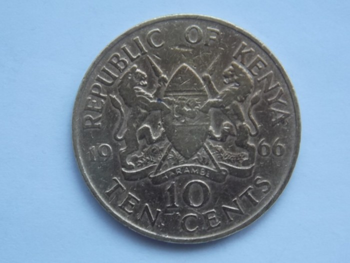10 CENTS 1966 KENYA