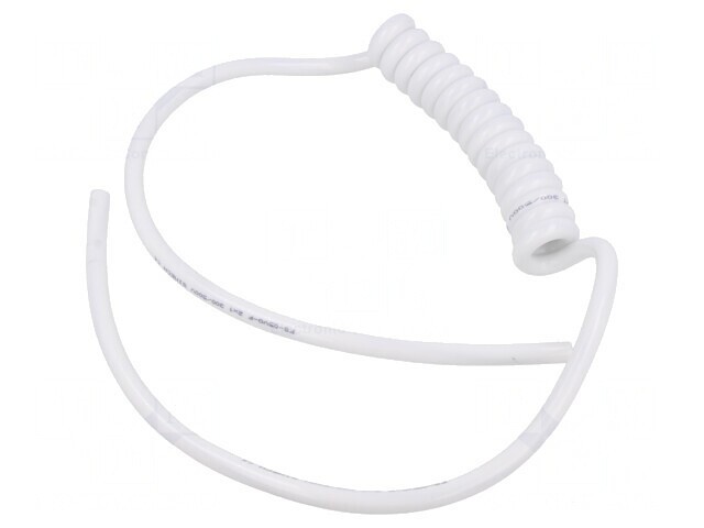 Cablu spiralat neecranat PUR alb 2x1mm2 300V-500V