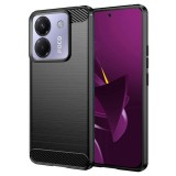 Husa Xiaomi Poco M7 Pro 5G Asteroid GSM Carbon Silicone, negru