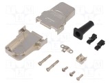 Carcasă CONNFLY pentru conectori D-Sub 9pin și D-Sub HD 15pin