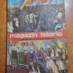 revista magazin istoric decembrie 1985