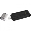Memorie USB Type-C KINGSTON 32 GB cu capac negru DT70/32GB