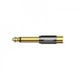 Adaptor audio Ugreen 80731 AV169 Jack 6.35 mm tata la RCA mama auriu