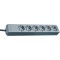 Prelungitor Brennenstuhl Eco-Line, 6 prize, 1.5 m, protectie atingere, Gri