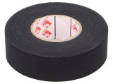 Bandă Textilă Neagră 25mm x 25m