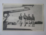 Carte postala necirculata:piloți si avioane militare de vanatoare R.P.R. anii 50