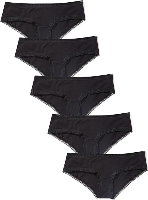 Lenjerie intima pentru femei din bumbac Iris Lilly, pachet de 5 chiloti, Marimea S - OUTLET