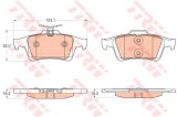 Set placute frana,frana disc FORD FOCUS III (2010 - 2016) TRW GDB2033