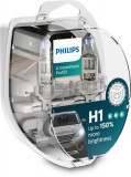 Set 2 becuri Philips H1 X-tremeVision Pro150 (+150% lumina) 12V 55W 12258XVPS2