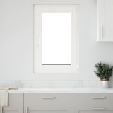 vidaXL Fereastră de subsol &bdquo;RISOR&rdquo; 60x100 cm oscilo-batantă DIN dreapta, albă