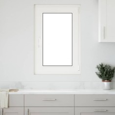 vidaXL Fereastră de subsol &bdquo;RISOR&rdquo; 60x100 cm oscilo-batantă DIN dreapta, albă