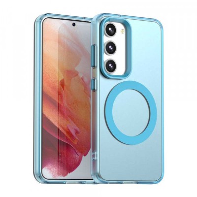 Husa MagSafe pentru Samsung Galaxy S23 S911, Techsuit, CandyCase, Albastra foto
