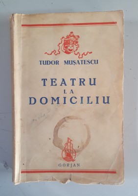 TEATRU LA DOMICILIU - TUDOR MUSATESCU foto