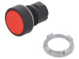 Comutator roşu acţionat prin apăsare, 22mm, IP65 - EAO