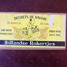 CUTIE DE TRABUCURI- HOLLANDSE ROKERTJES- DECHETS DE HAVENE, r2a