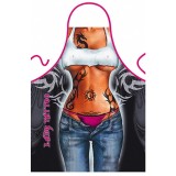 Sort amuzant, Erotica, cu imprimeu Lady Tattoo