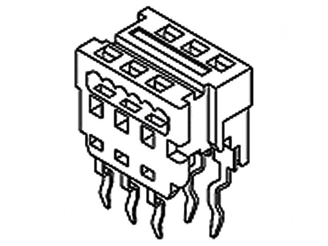 Adaptor PIN IDC 14 Pini pentru Cablu-Bandă 1,27mm