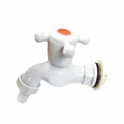Robinet din plastic, 1/2&amp;quot;, alb foto