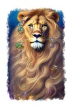 Cumpara ieftin Sticker decorativ Leu, Multicolor, 85 cm, 11731ST, Oem