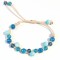 Brățară Handmade "Azure Wave"- Ajustabilă
