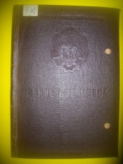 HOPCT CARNET DE MUNCA MONETARIA STATULUI RPR - ROMANIA