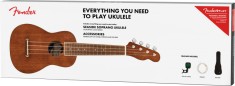 Set Ukulele Fender Seaside Soprano Natural foto