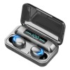 Casti bluetooth TWS, Sport, In Ear, Bluetooth 5.0, Negru​​​​​​​, Oem