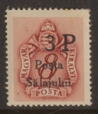 Ardealul de Nord 1945 Posta Salajului 3P pe 8f porto reprint matrita originala