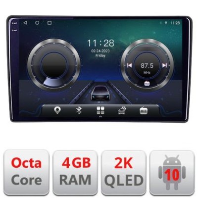 Navigatie Eclipse Cross 2019- C-eclipse Android Octa Core Ecran 2K QLED GPS 4G 4+32GB 360 kit-eclipse+EDT-E410-2K CarStore Technology foto
