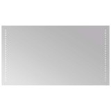 Cumpara ieftin Oglinda de baie cu LED, 90x50 cm