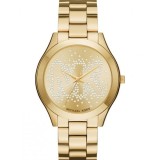 Michael Kors MK3590 , Runway Ceas de Damă cu Auriu Brățară Metalică