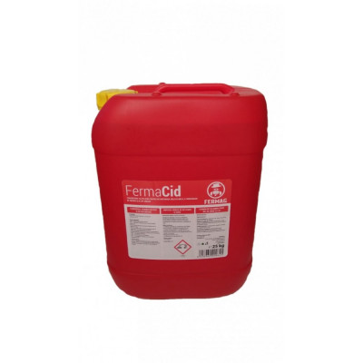 Detergent acid lichid 23 Kg pentru aparate de muls FermaCid foto