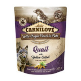 Carnilove Dog Pouch Pat&eacute; Quail with Yellow Carrot, 300 g