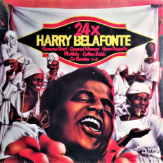 VINIL 2XLP Harry Belafonte ‎– 24x Harry Belafonte ( -VG)