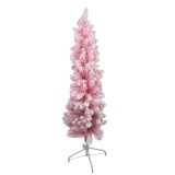 Cumpara ieftin Brad Craciun artificial roz 40x40x150 cm