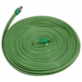 VidaXL Furtun pentru stropit cu 3 tuburi, verde, 7,5 m, PVC