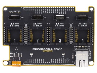 Expander Placă Prototip Mikromedia 4 Capacitive Shield foto