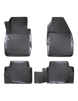 Set covorase auto din cauciuc tip tavita pentru Ford Fiesta VII 2018- foto