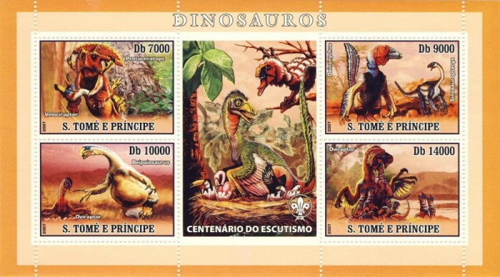 SAO TOME 2007 DINOZAURI