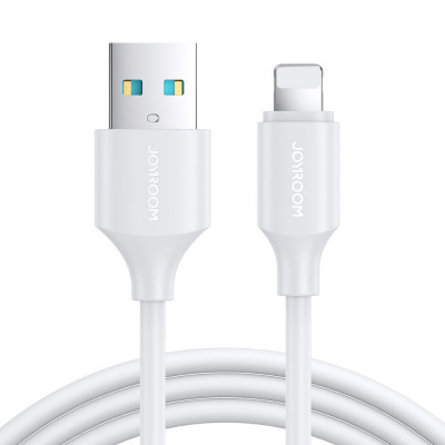 Cablu De Date/&amp;icirc;ncărcare USB Joyroom - Lightning 2,4A 2m Alb (S-UL012A9) S-UL012A9 2M WHITE foto