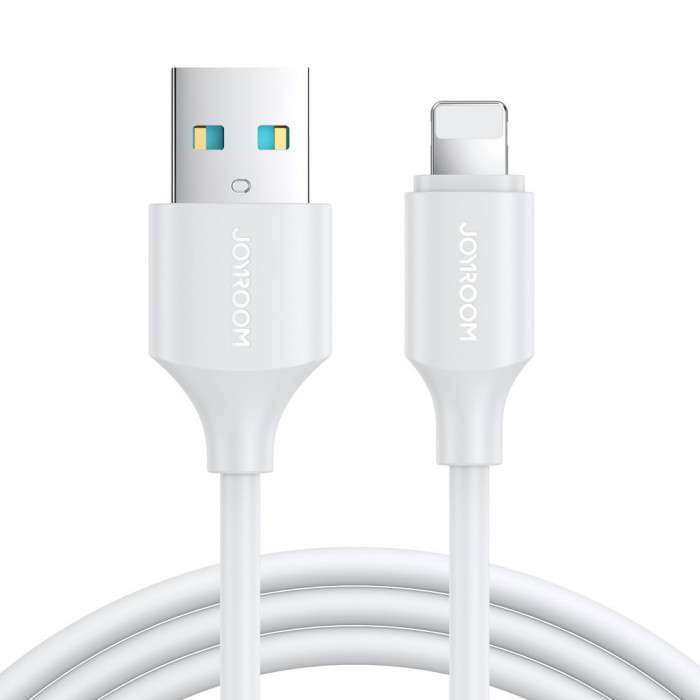 Cablu De Date/&icirc;ncărcare USB Joyroom - Lightning 2,4A 1m Alb (S-UL012A9) S-UL012A9 1M WHITE