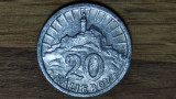 Slovacia - moneda de colectie rara WW2 - 20 Halierov 1942 - stare f buna !, Europa